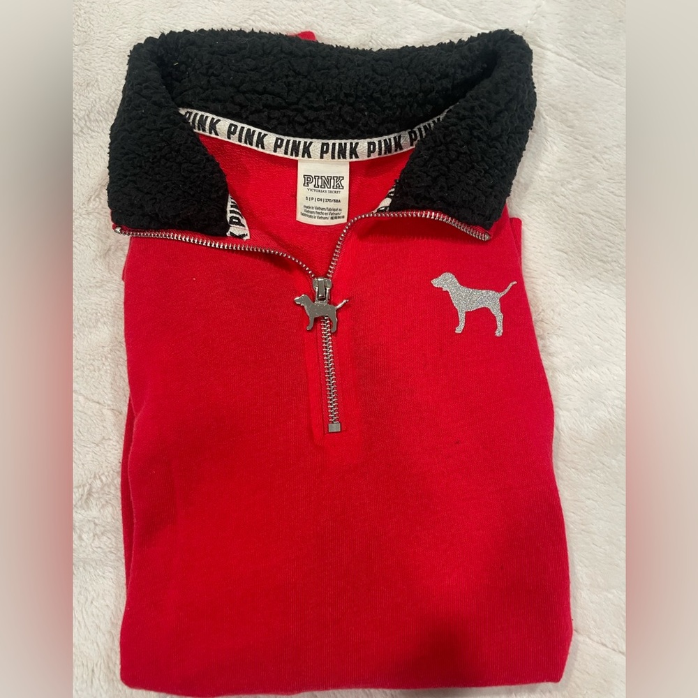 PINK red long sleeve